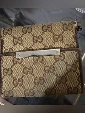 GUCCI Brown GG Monogram Wallet